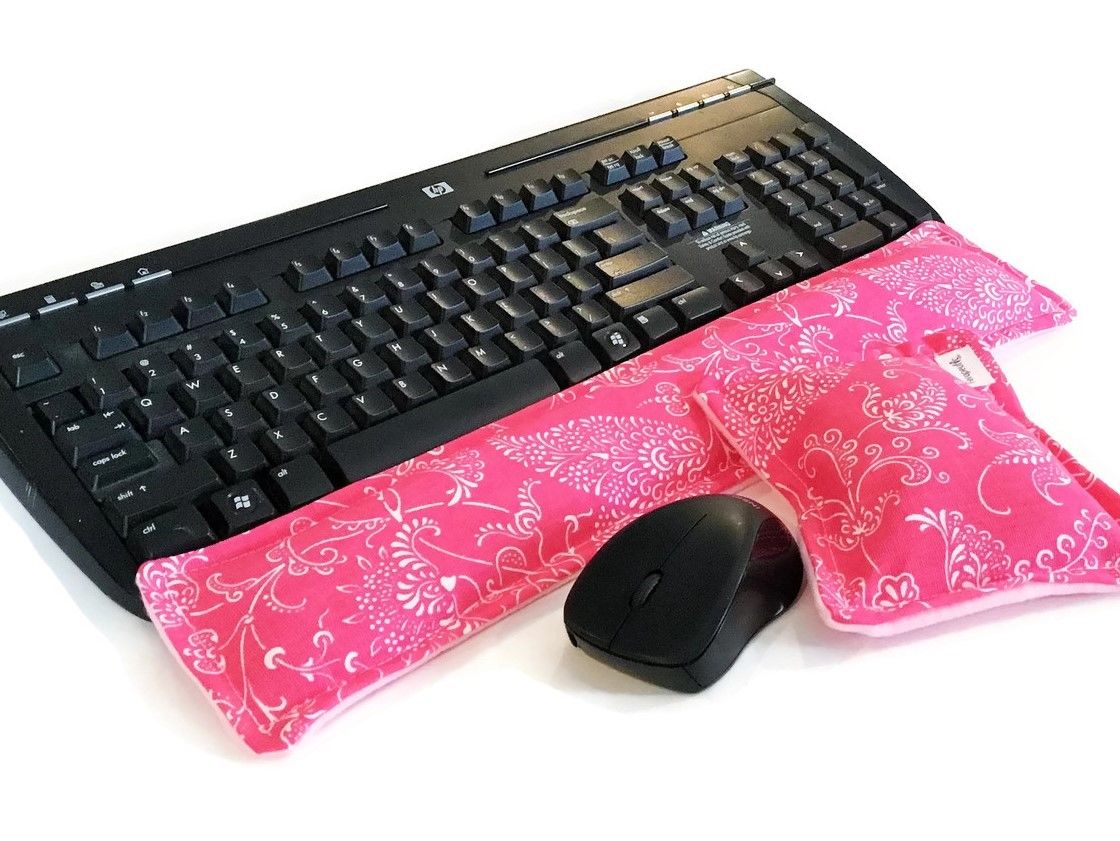 Keyboard Wrist Rest, Wrist Supports for Computer Keyboard Rest, Wrist Heating Pad Microwaveable