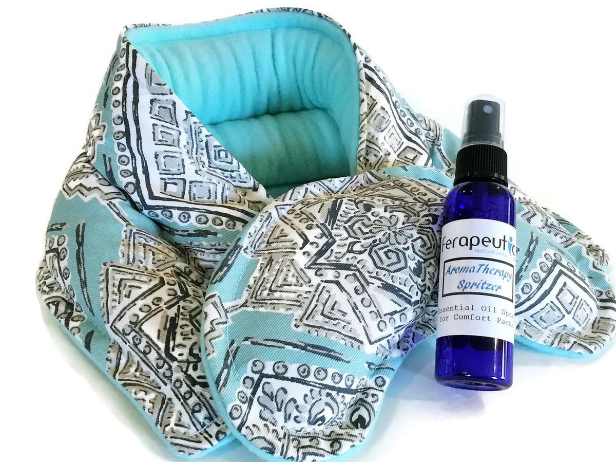 Self Care Kit Microwave Hot Packs, Clever Gift for Anxiety Stress Relief and Relaxation