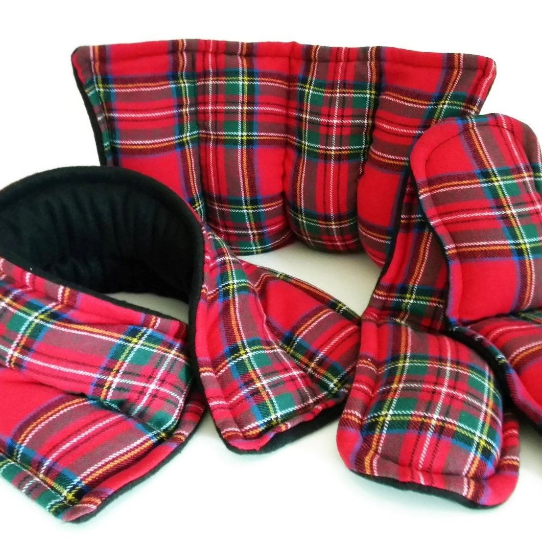 Relaxing Gift Set, Microwave Rice Bags for Neck, Back, Feet Microwave