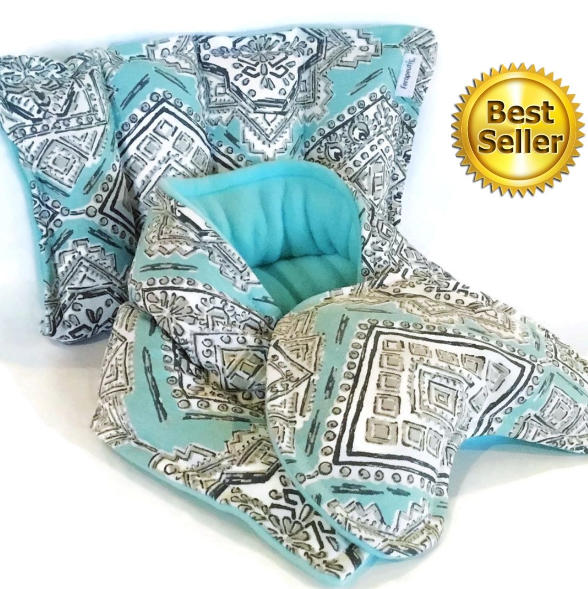 Microwave Heating Pad Sets, Unscented or Herbal Heat Pack, Neck Wrap, Eye Pillow, Hot Cold Pack