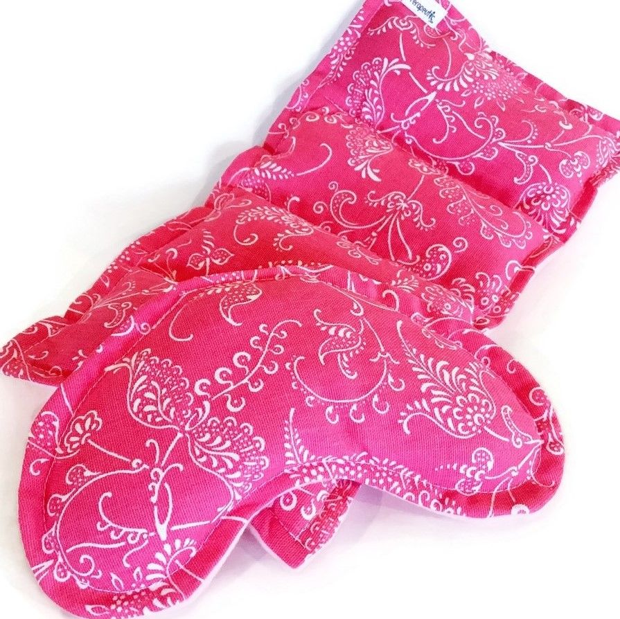 Medium Rice Pack Eye Pillow, Microwave Heat Pad Eye Pack, Moist Heating