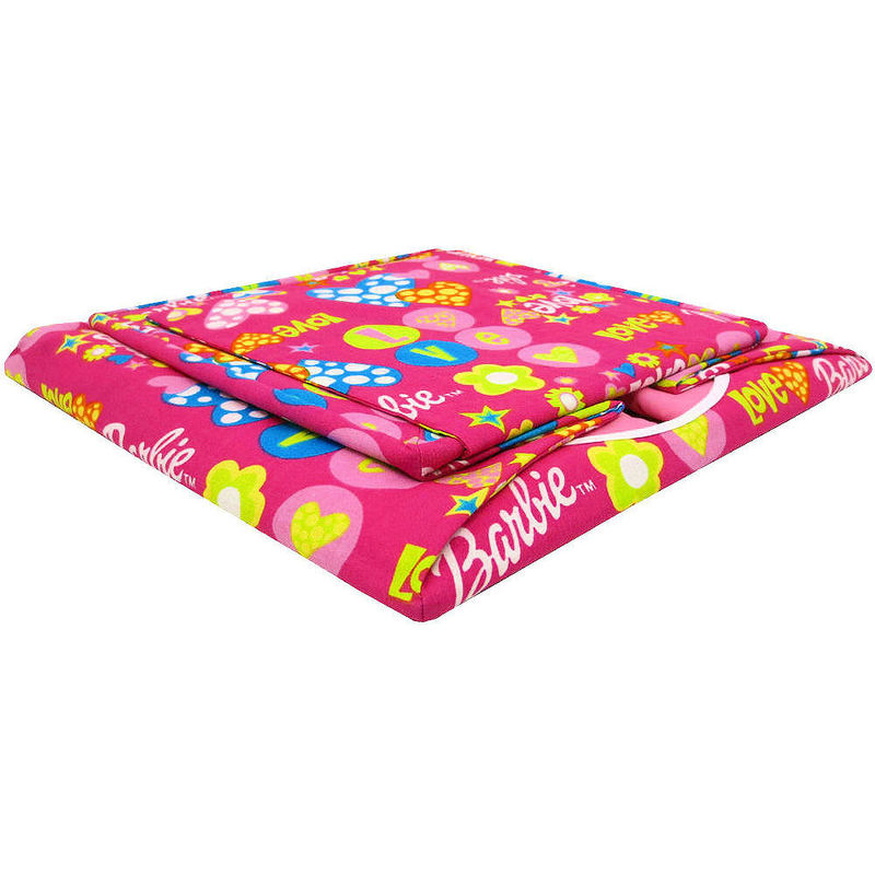 Pink Toy Play Pop Up Tent, 2 Sleeping Bags, Heart and Barbie Print Fabric for Dolls, Stuffed Animals - product images  of 