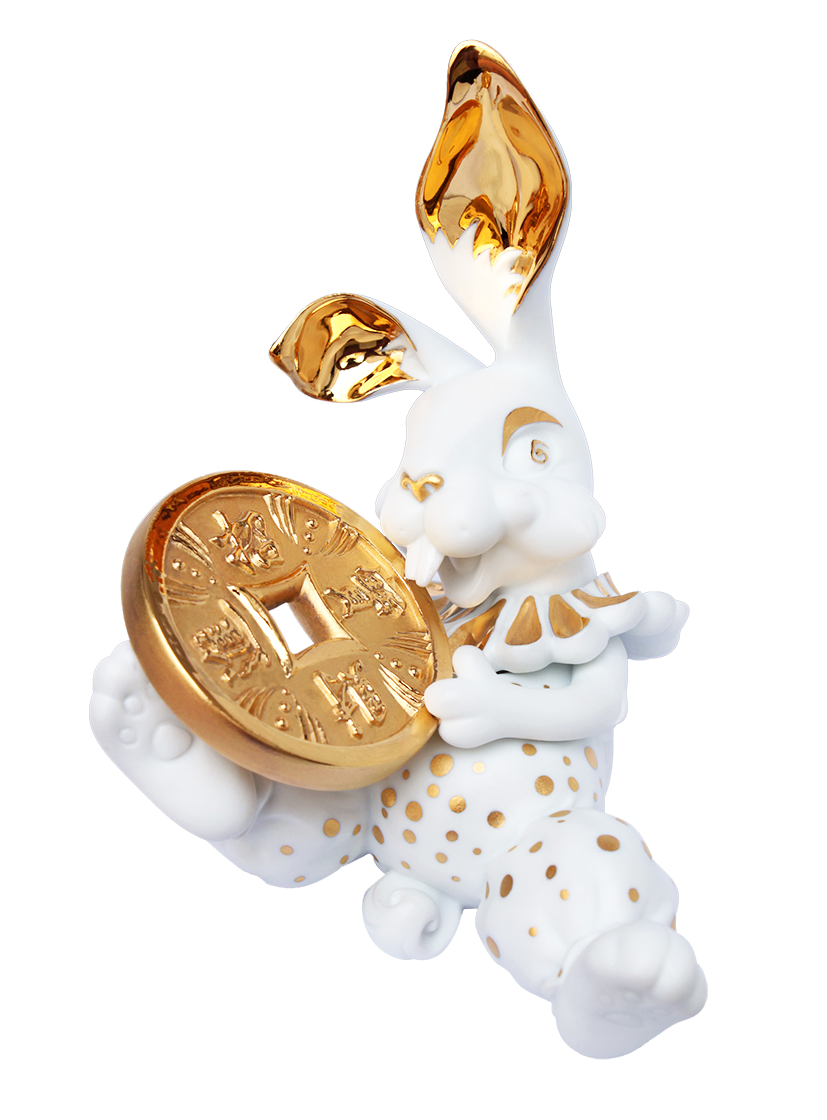 rabbit with money 兔有钱