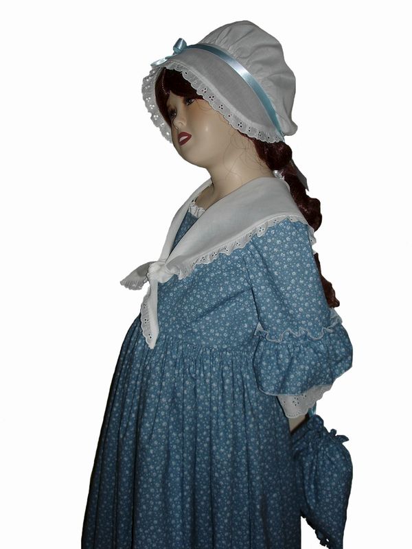Custom Boutique Historical American Girl Inspired Felicity Colonial MARKET Dress Set - product images  of 