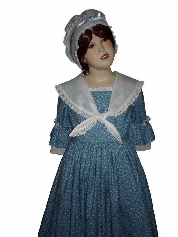 Custom Boutique Historical American Girl Inspired Felicity Colonial MARKET Dress Set - product images  of 