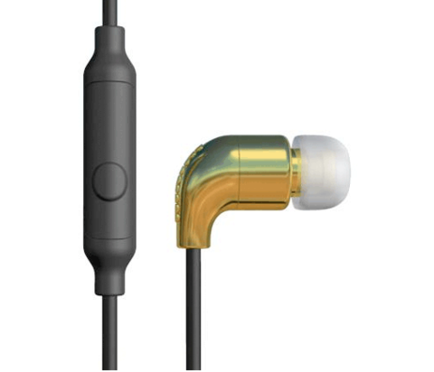 AIAIAI,Pipe,(w/mic)-,Gold,Aiaiai, Ecouteurs, Casque audio, Pipe, Headphones, Earphones, Headset, Micro, Commande, Packaging, Design, Danish, Walkman, Icon, On hear