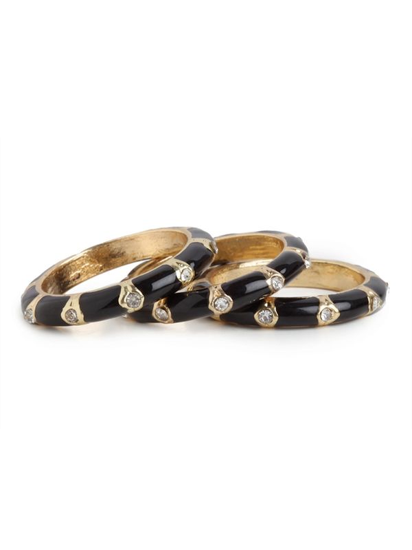 ONYX BAMBOO RING TRIO - product images  of 