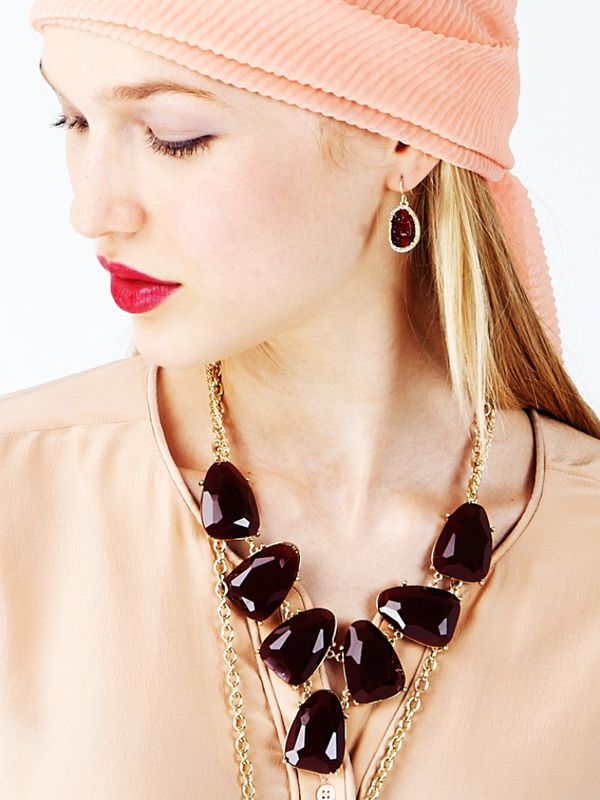 Burgundy Gem Bib - product images  of 