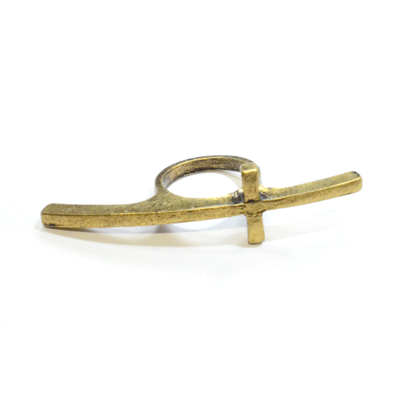 LONG CROSS RING - product image  