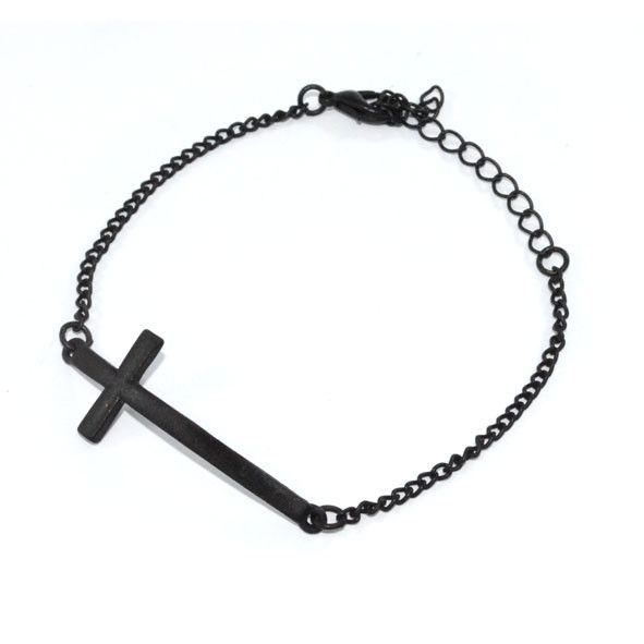 METALLIC CROSS BRACELET - product image  