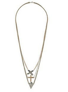 CROSS AND CRYSTAL MULTI PACK NECKLACE - product image  