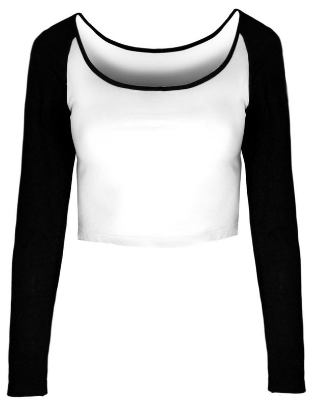 CROP RAGLAN TEE - product image  