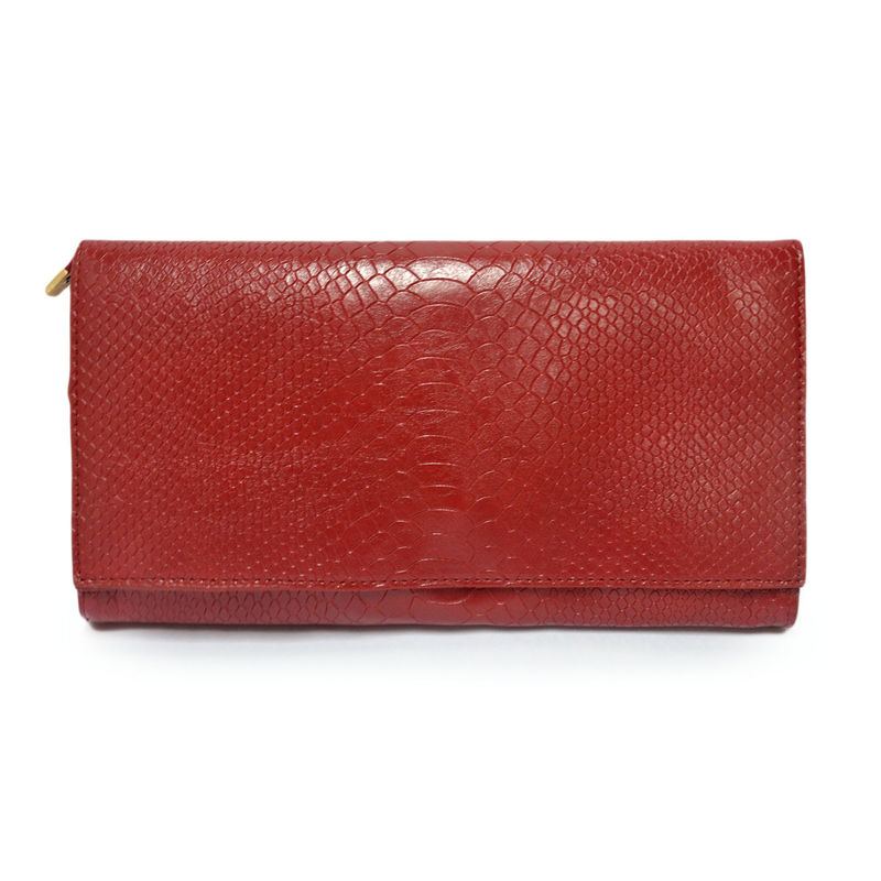 CROCODILE PRINT CLUTCH BAG - product image  