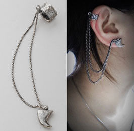 COW BONE SHAPE EAR CUFF - product image  