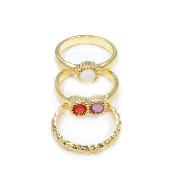 COLORFUL GEM MULTI PACK RING - product image  
