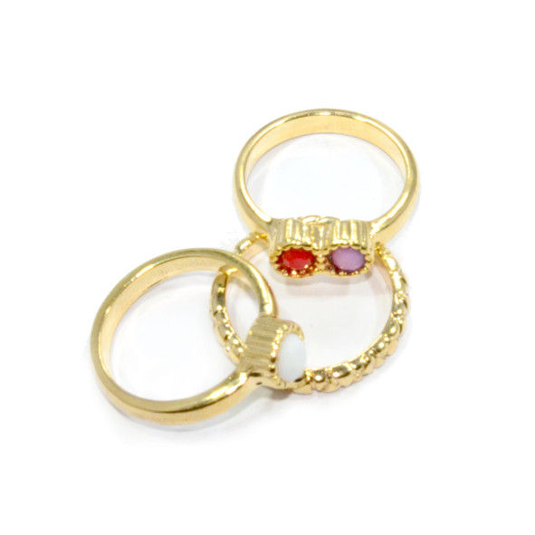 COLORFUL GEM MULTI PACK RING - product image  