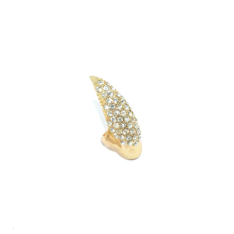 CLEAR CRYSTAL NAIL RING - product image  