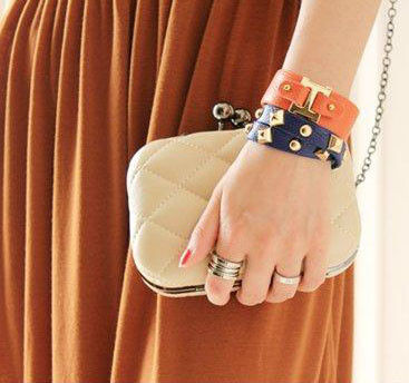 CHECK CLUTCH BAG - product image  
