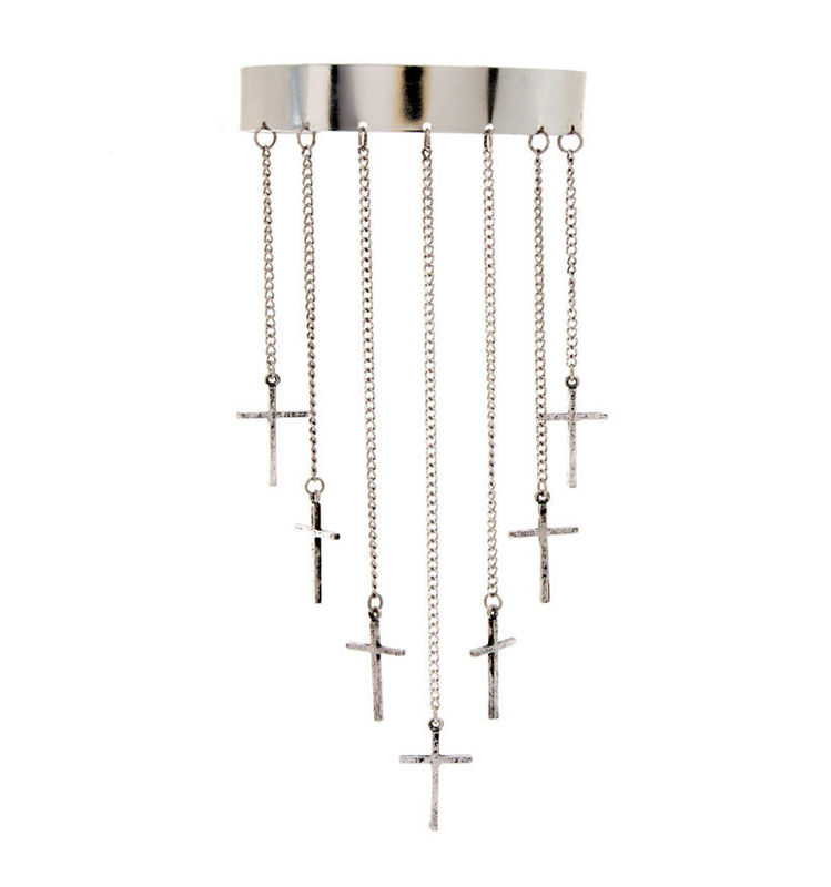 CHAIN WITH MULTI MINI CROSS BRACELET - product image  