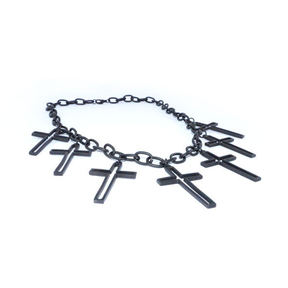 CHAIN WITH MULTI CROSSES NECKLACE - product image  