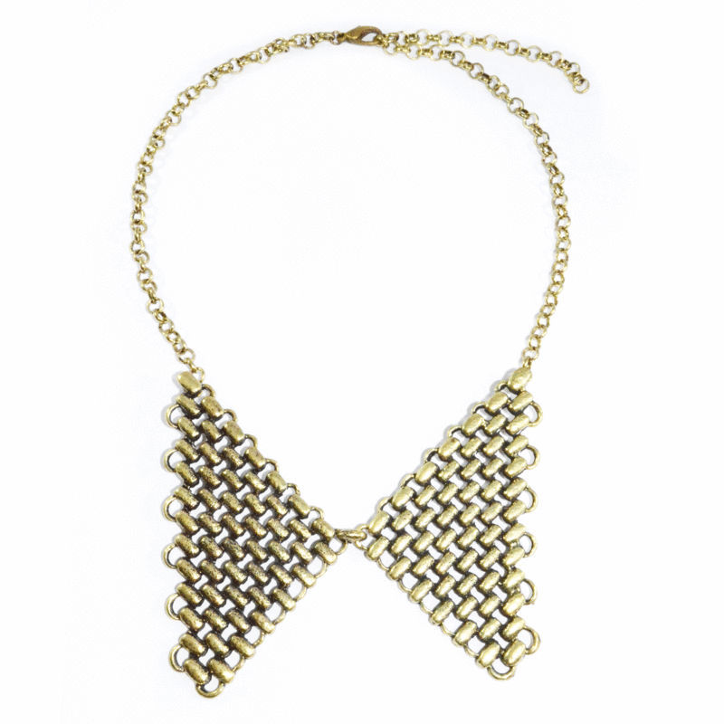 CHAIN MAIL COLLAR NECKLACE - product image  