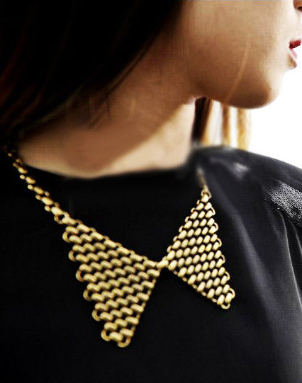 CHAIN MAIL COLLAR NECKLACE - product image  