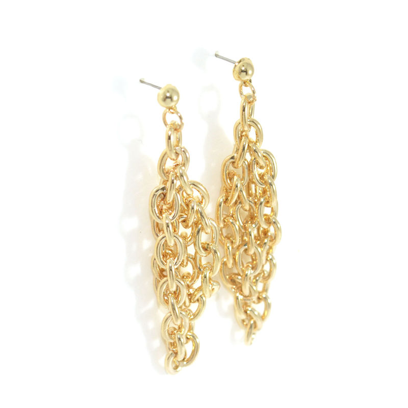 CHAIN DROP EARRINGS - product image  