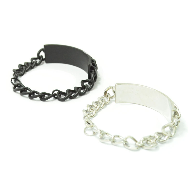 CHAIN AND PLATE BRACELET - product image  