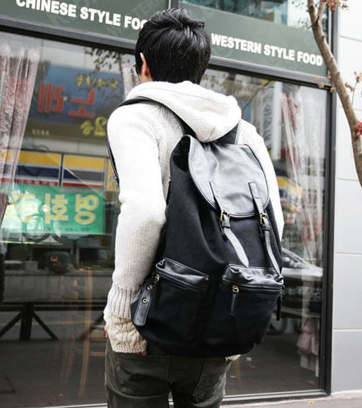 BACKPACK WITH CONTRAST POCKETS - product image  
