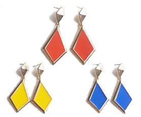 ALMOND DANGLE EARRINGS - product image  