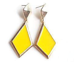 ALMOND DANGLE EARRINGS - product image  