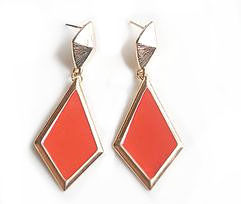 ALMOND DANGLE EARRINGS - product image  