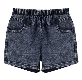 ACID WASH DENIM SHORTS - product image  
