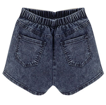 ACID WASH DENIM SHORTS - product image  