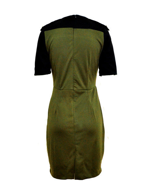 KNEE LENGTH GEO SHAPED DRESS - product image  