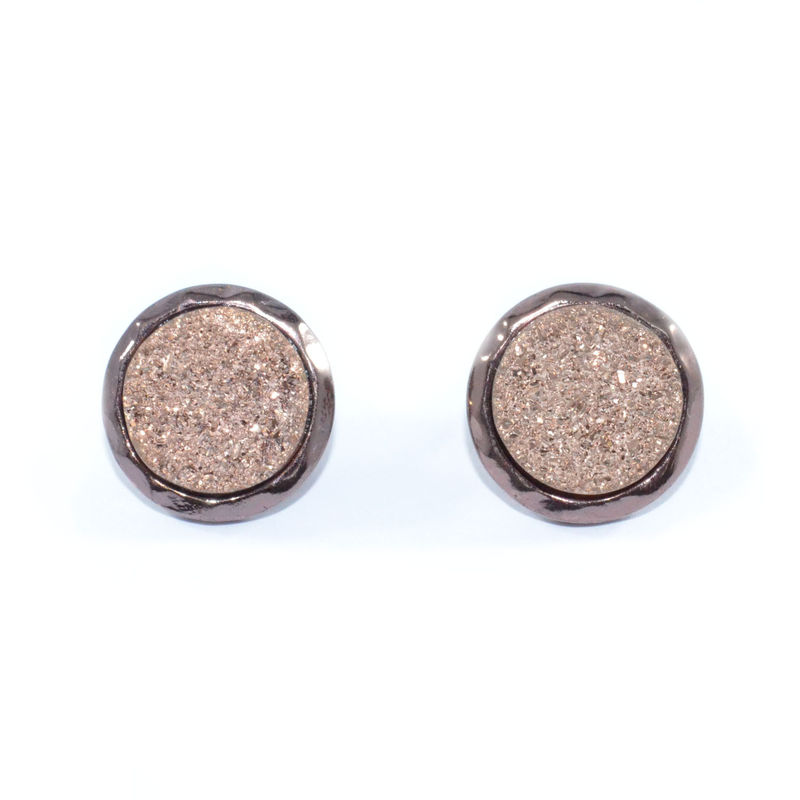 IRREGULAR EDGE SPARKLE EARRINGS - product image  