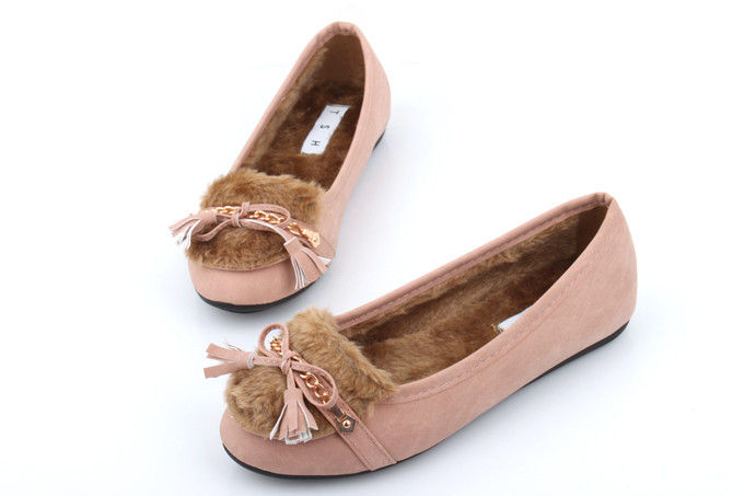 INNER FUR PINK FLATS - product image  
