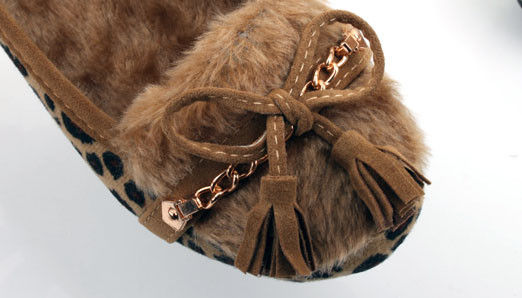 INNER FUR LEOPARD FLATS - product image  