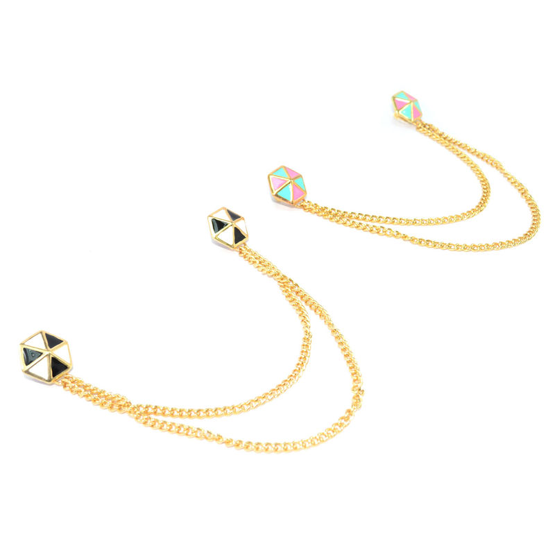 HEXAGONAL COLLAR NECKLACE - product image  