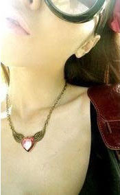 HEART WING NECKLACE - product image  