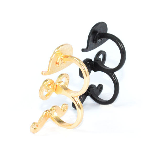 HAT AND GLASSES WITH MOUSTACHE DOUBLE RINGS - product image  