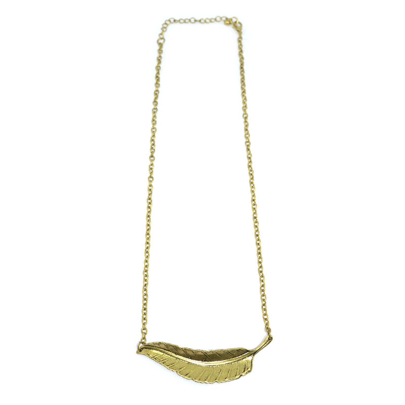 GOLDEN LEAF NECKLACE - product image  