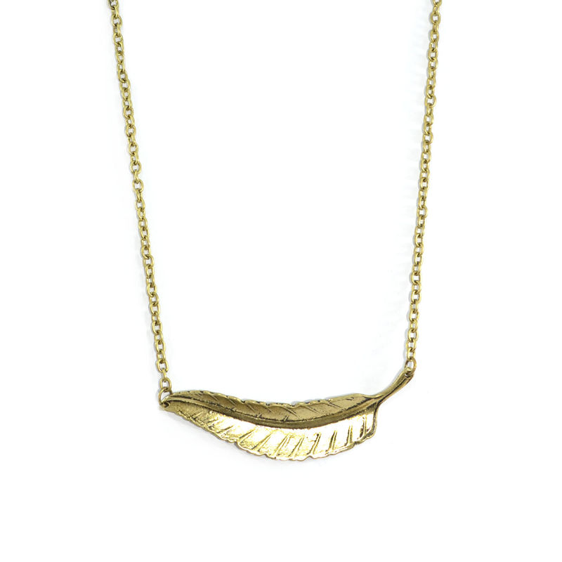 GOLDEN LEAF NECKLACE - product image  