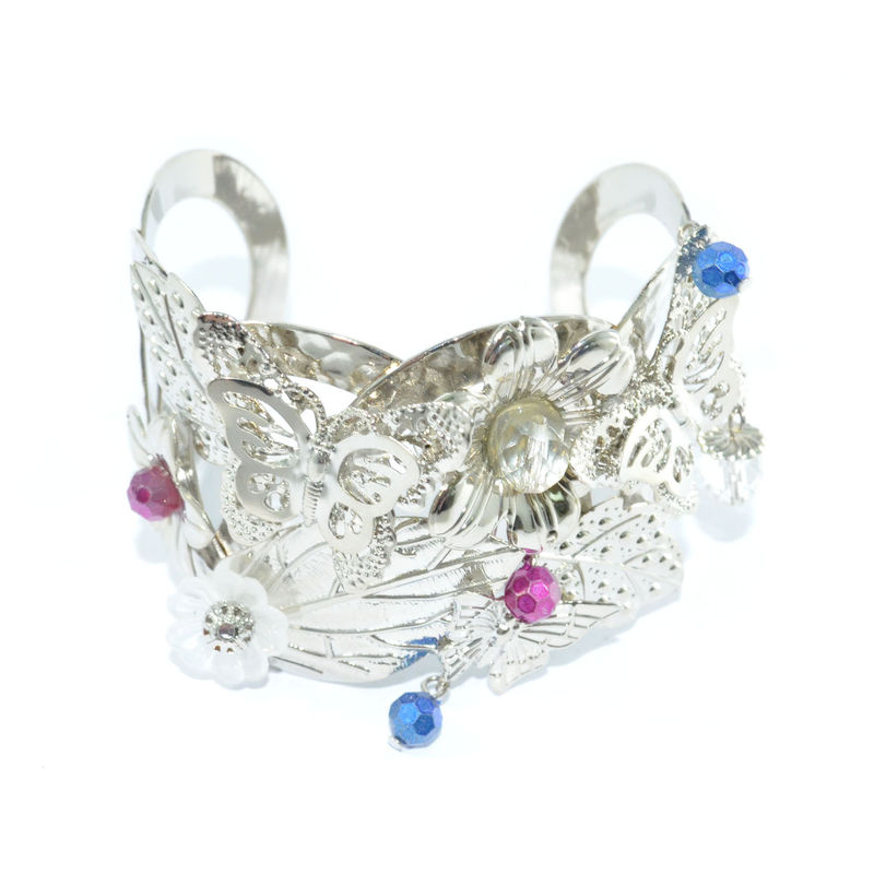 FLOWERS AND BUTTERFLIES BANGLE - product image  