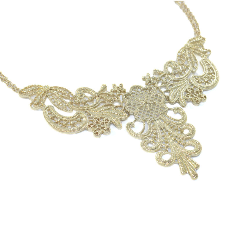FLORAL COLLAR NECKLACE - product image  