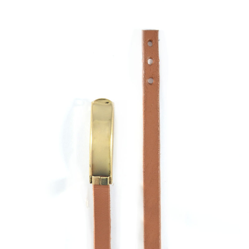 FAUX LEATHER BELT BRACELET - product image  