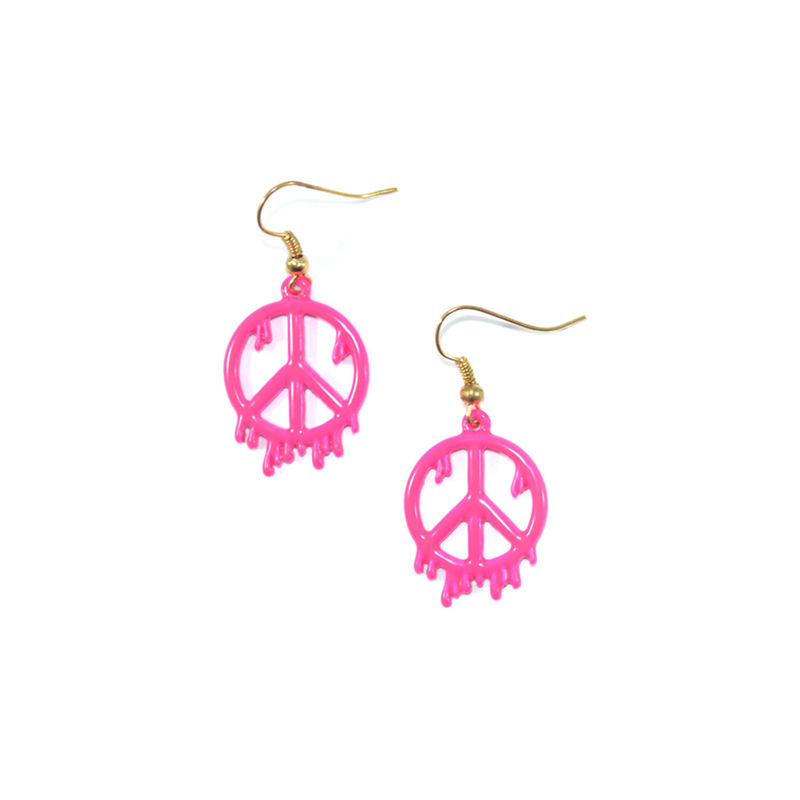 DRIPPING PEACE DROP EARRINGS - product image  