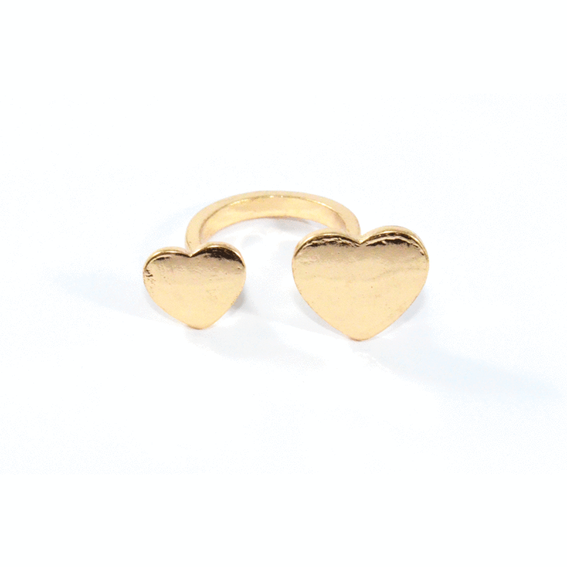 DOUBLE HEART RING - product image  