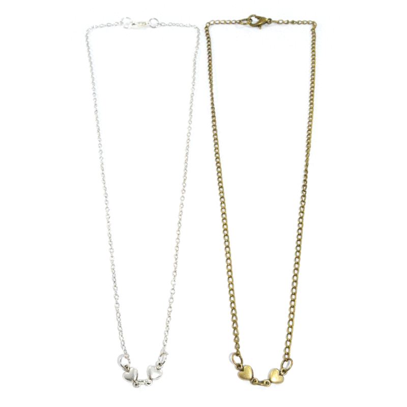 DOUBLE HEART NECKLACE - product image  