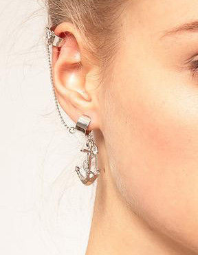 DOUBLE CUFF NAUTICAL EARRING - product image  